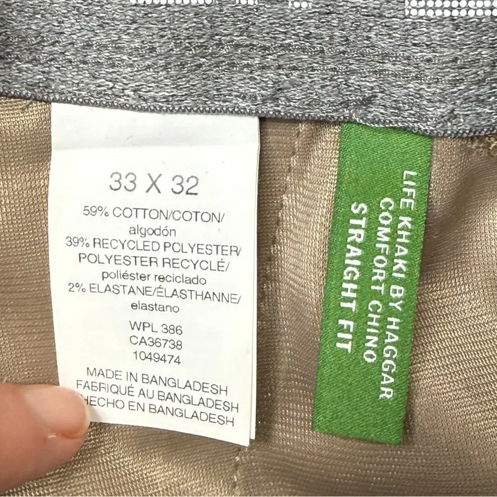 Haggar 33x32 zip
